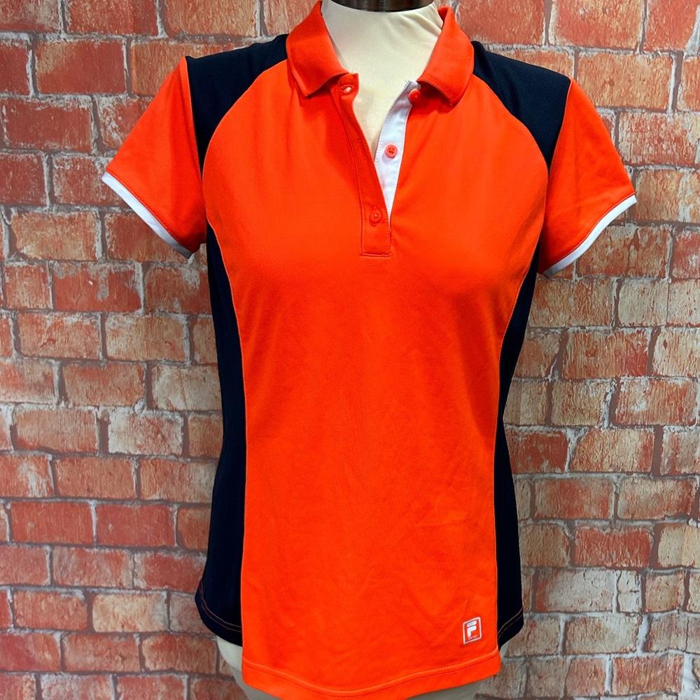 Fila Women’s Performance Golf‎ Contrasting Panel Polo Shirt